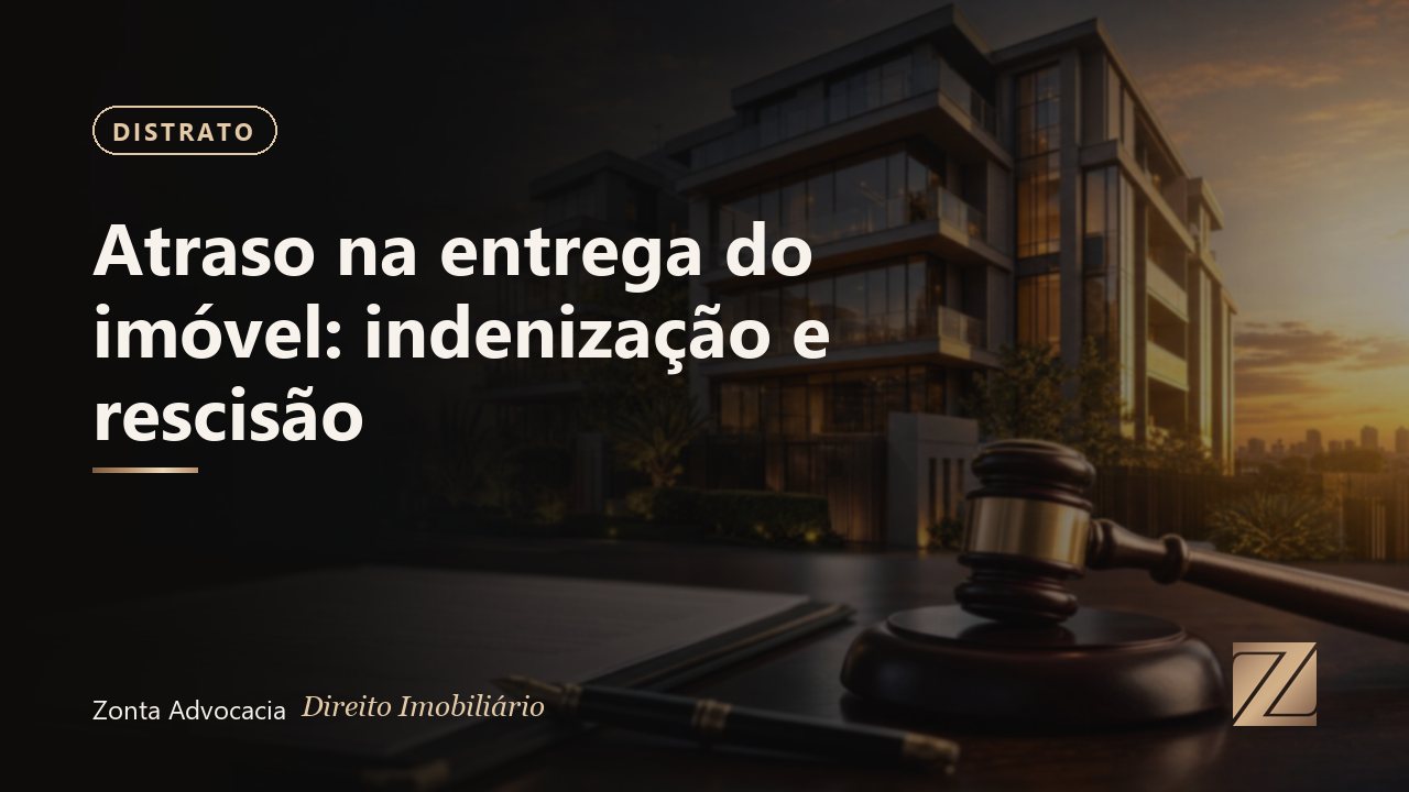 Atraso na entrega do imóvel na planta: indenização, multa e quando rescindir